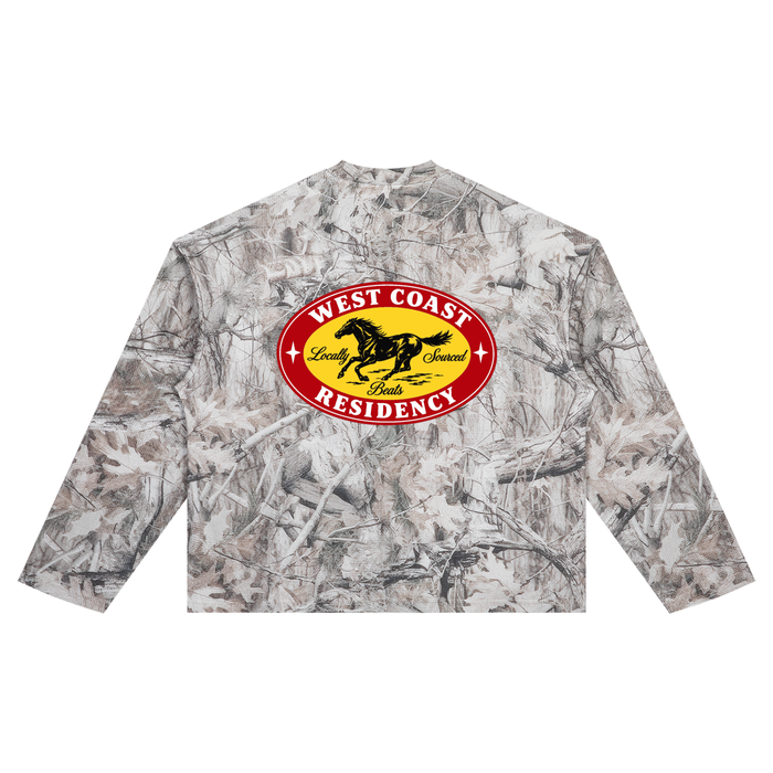 WCR Racehorse Camo Waffle Long Sleeve