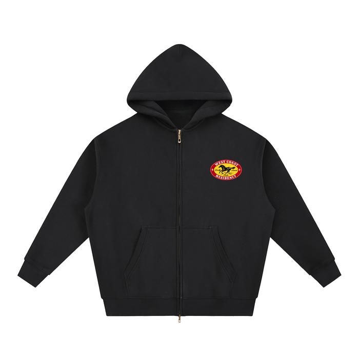 WCR Racehorse Zip-Up Oversized Hoodie