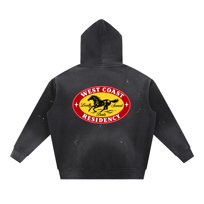 WCR Racehorse Frayed Fleece Hoodie