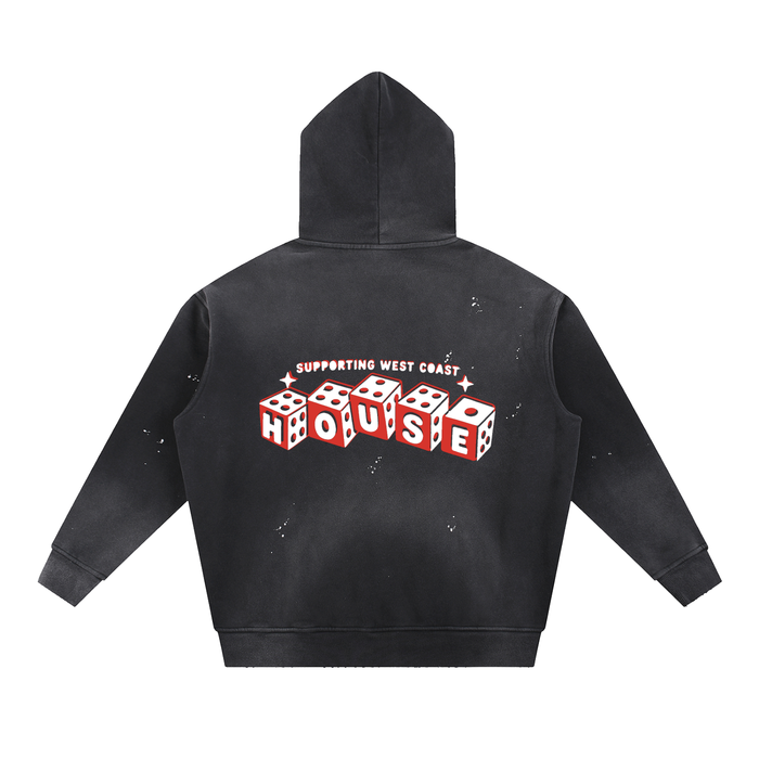 WCR HOUSE Frayed Fleece Hoodie