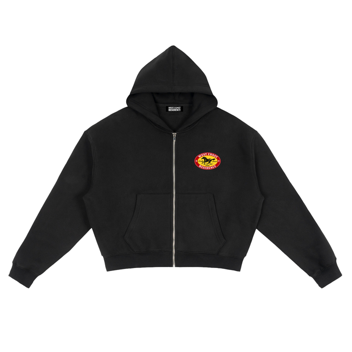 WCR Racehorse Zip-Up Boxy Hoodie
