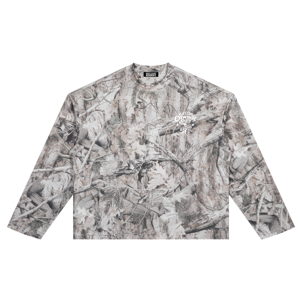 MALIBU COWBOY CLUB Camo Long Sleeve