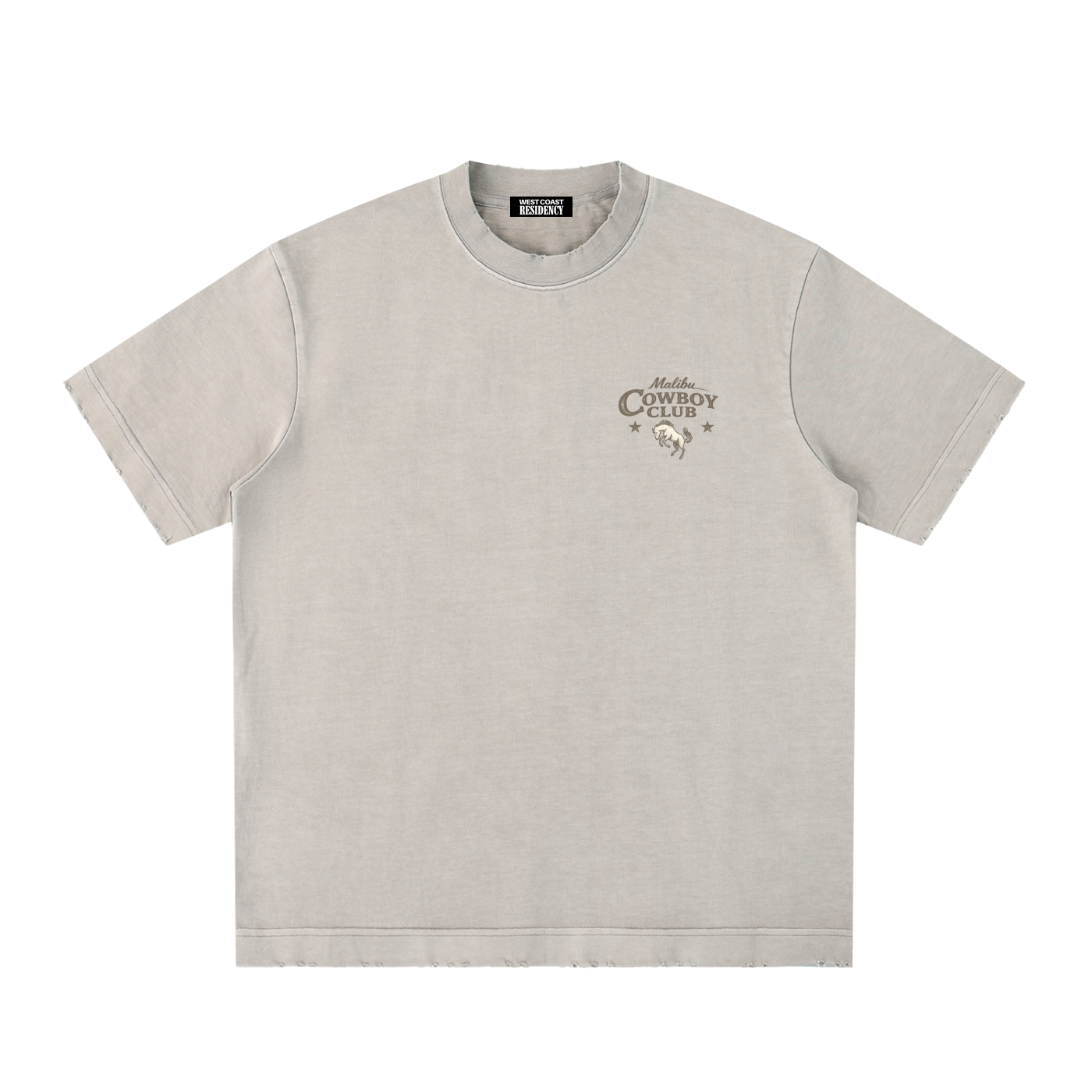 "Malibu Cowboy Club" Vintage Washed T-Shirt