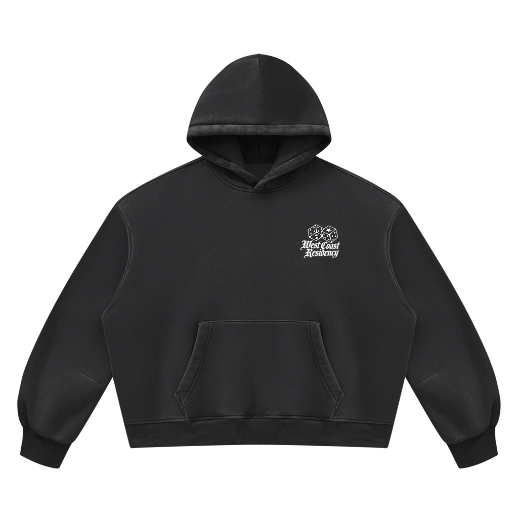 WCR DICE Vintage Wash Boxy Hoodie