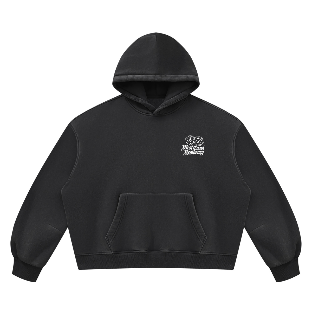 WCR DICE Vintage Wash Boxy Hoodie
