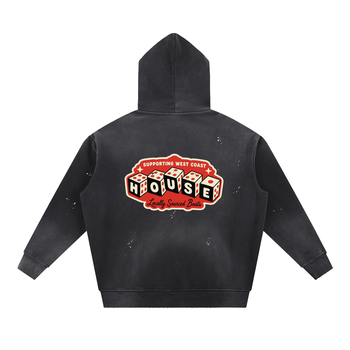 WCR HOUSE Frayed Fleece Hoodie