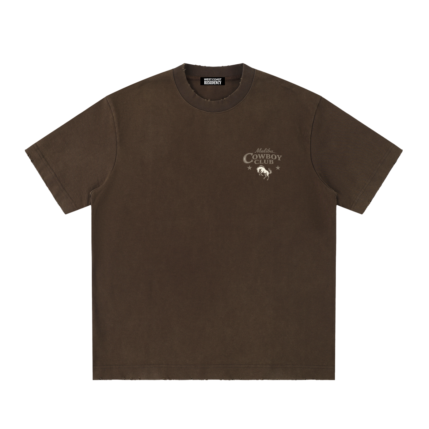 "Malibu Cowboy Club" Vintage Washed T-Shirt