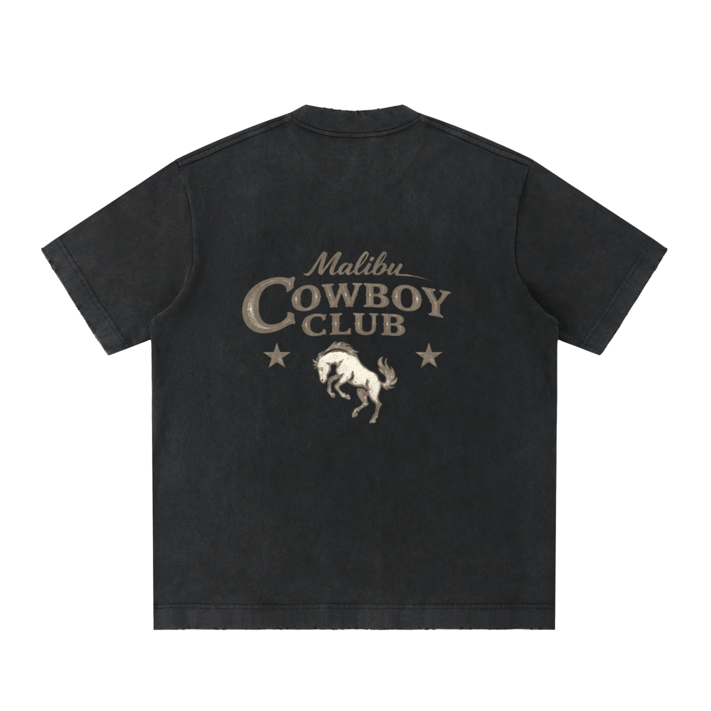 "Malibu Cowboy Club" Vintage Washed T-Shirt