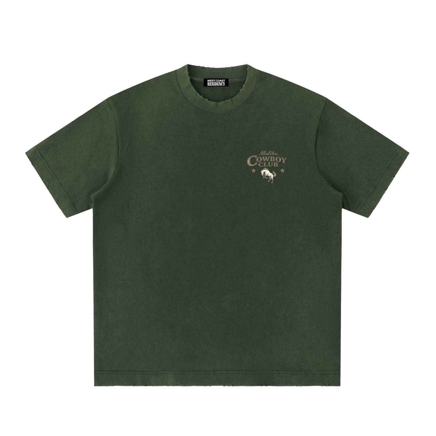 "Malibu Cowboy Club" Vintage Washed T-Shirt