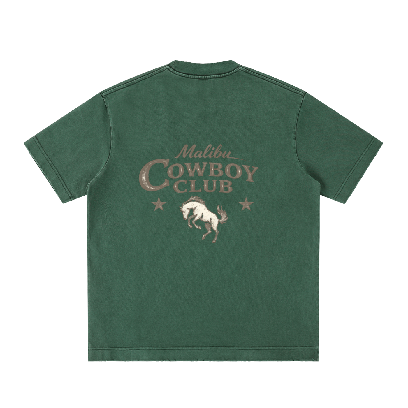 "Malibu Cowboy Club" Vintage Washed T-Shirt