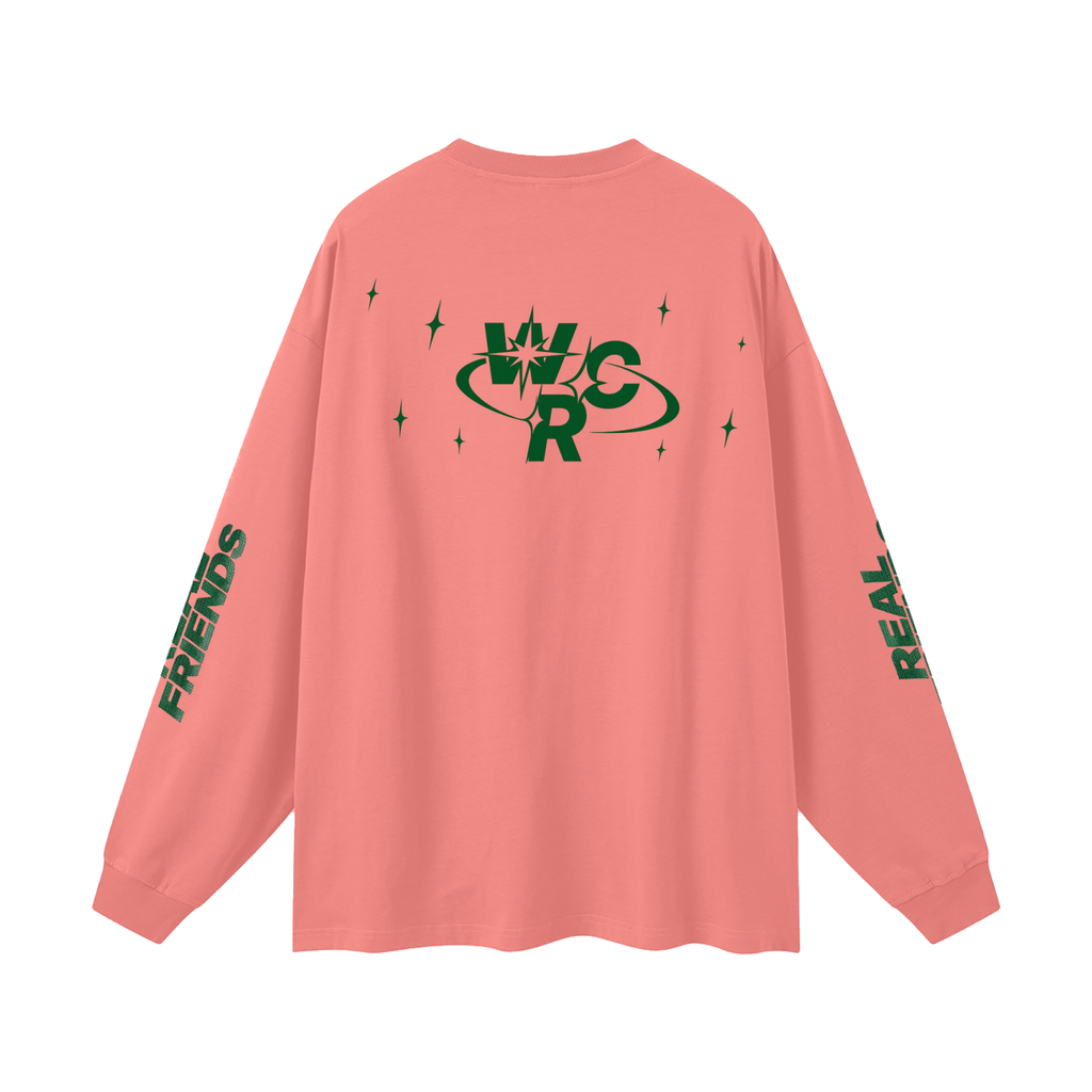 "REAL FRIENDS" Long Sleeve T-Shirt
