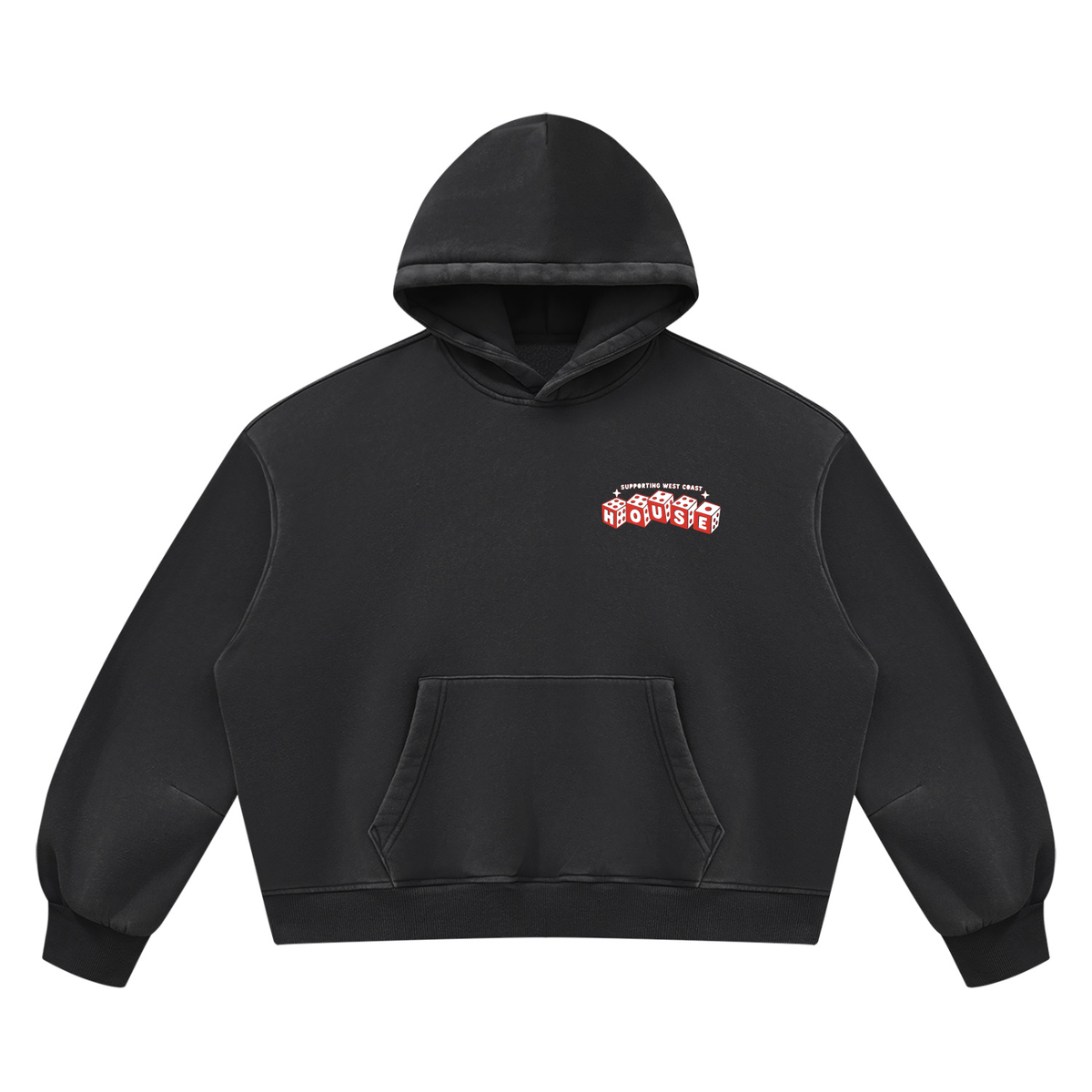 WCR HOUSE Boxy Fleece Hoodie