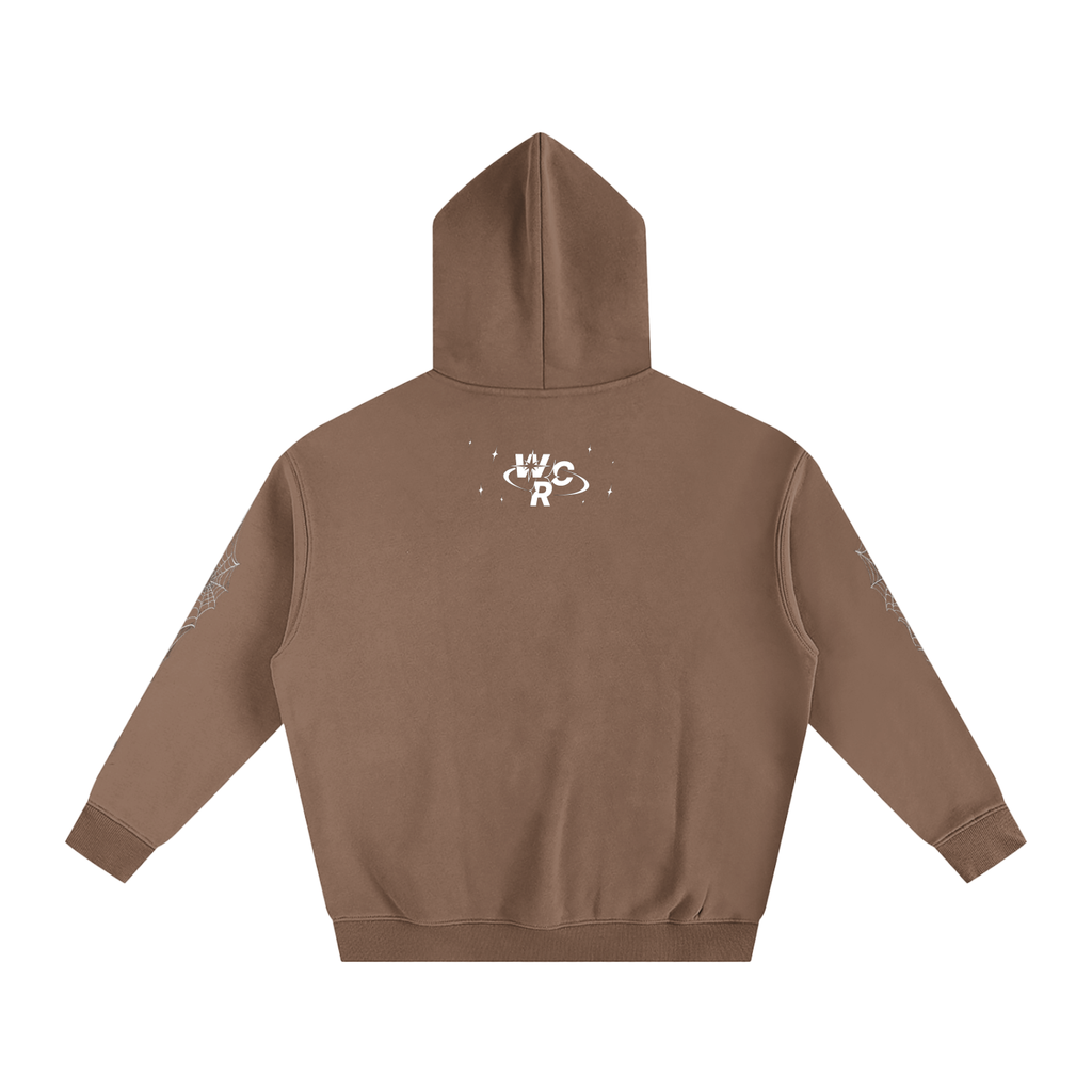"818-310-213" Oversize Fleeced Hoodie