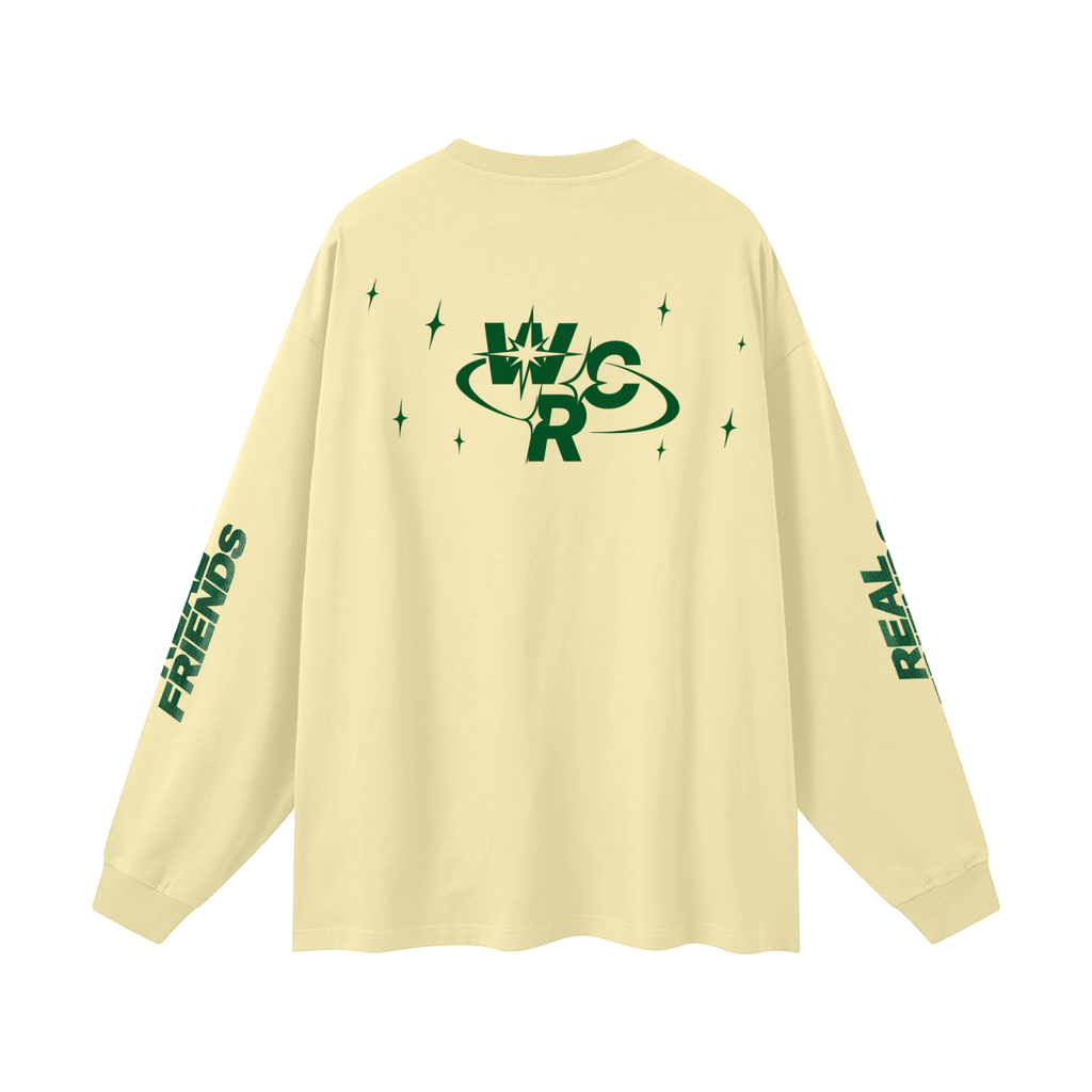 "REAL FRIENDS" Long Sleeve T-Shirt