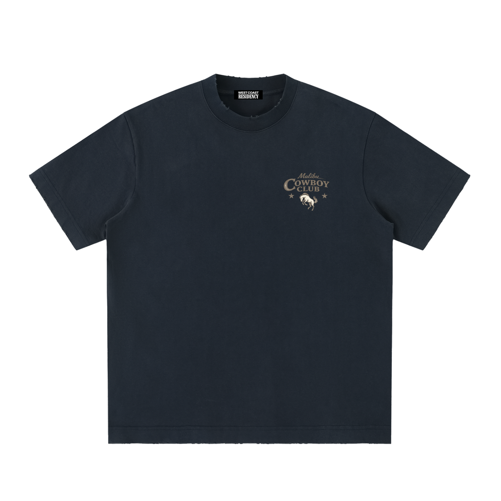 "Malibu Cowboy Club" Vintage Washed T-Shirt