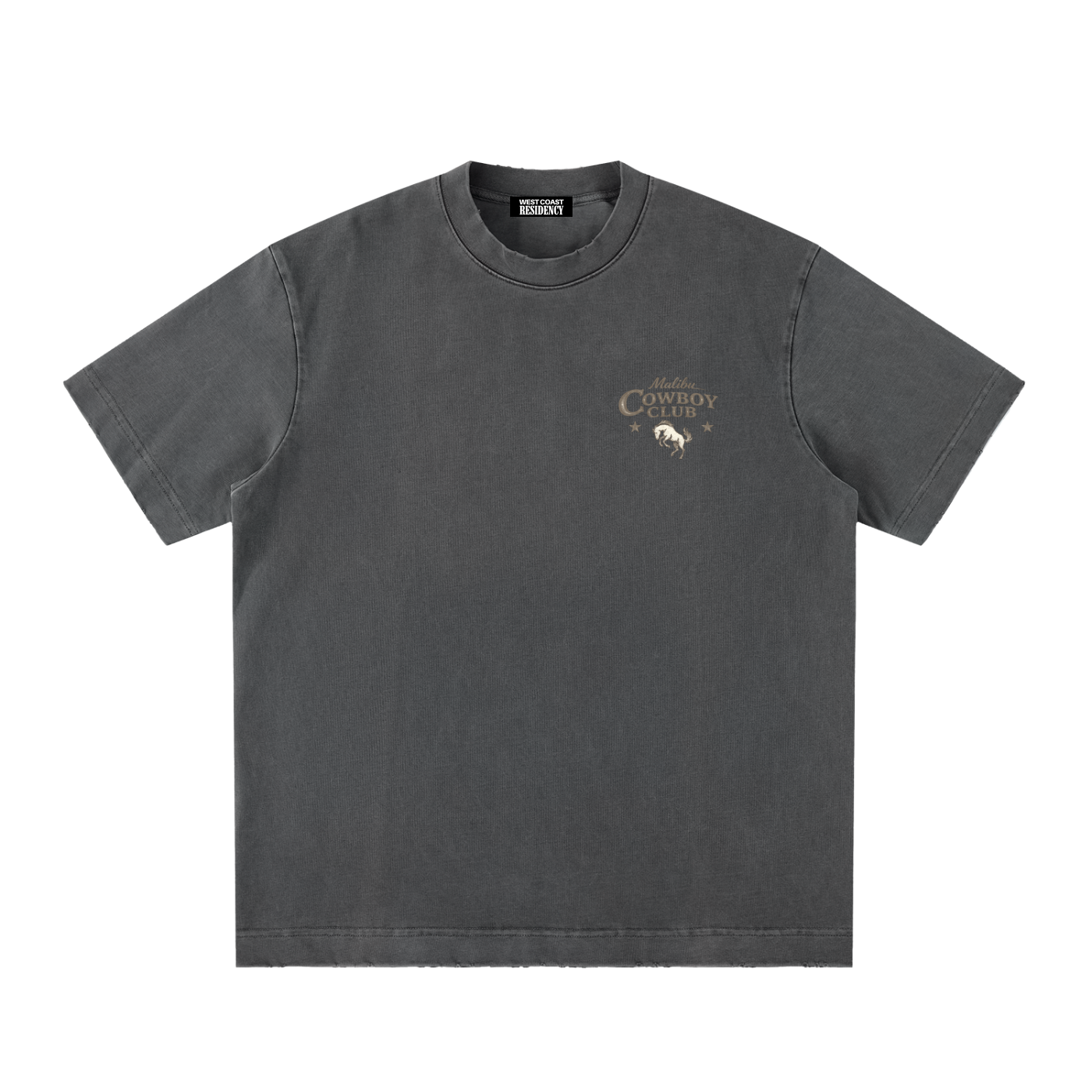 "Malibu Cowboy Club" Vintage Washed T-Shirt
