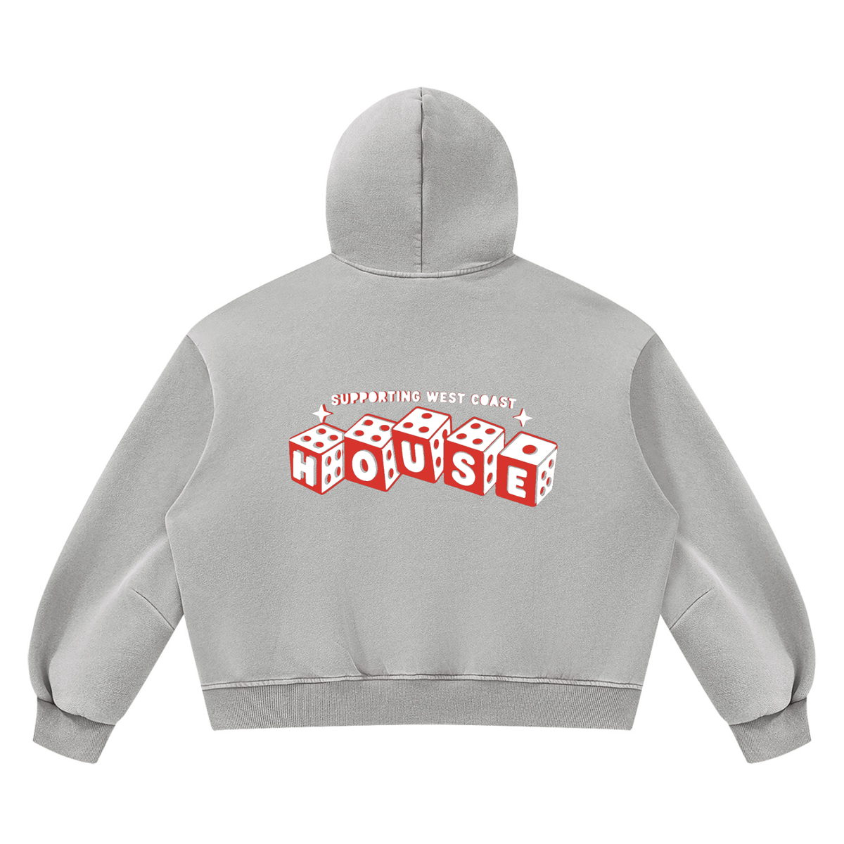 WCR HOUSE Boxy Fleece Hoodie