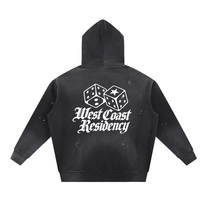 WCR DICE Frayed Fleece Hoodie