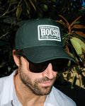 SUPPORTING WEST COAST HOUSE HAT [GREEN/CREAM]