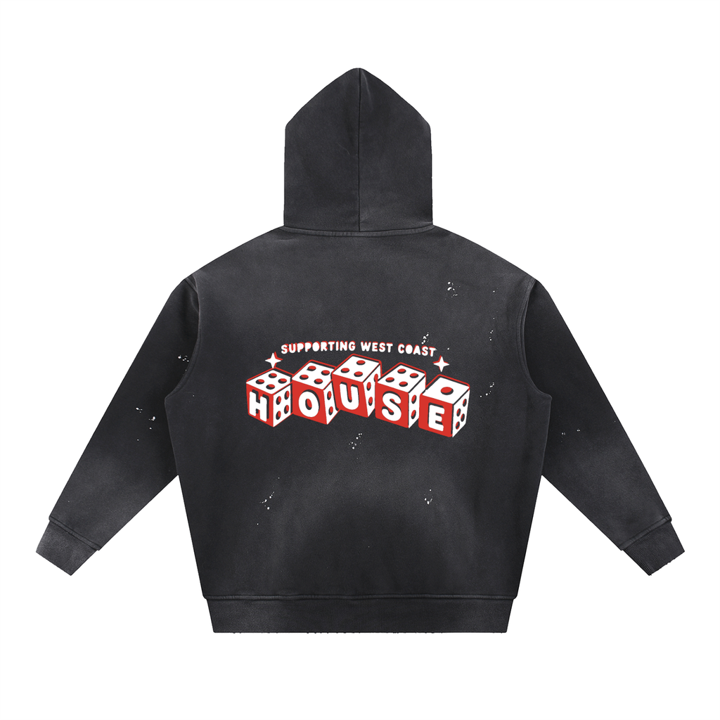 WCR HOUSE Frayed Fleece Hoodie