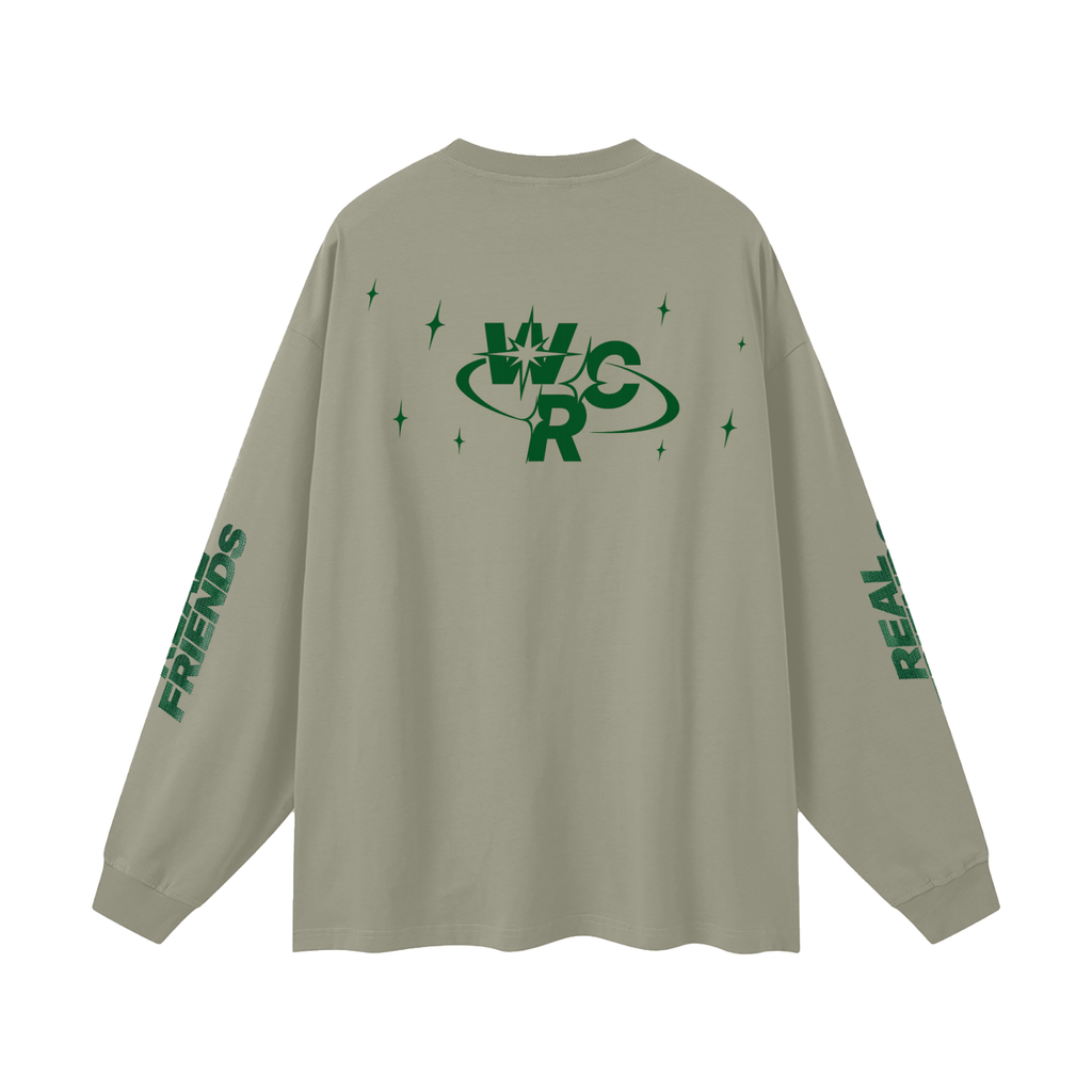 "REAL FRIENDS" Long Sleeve T-Shirt