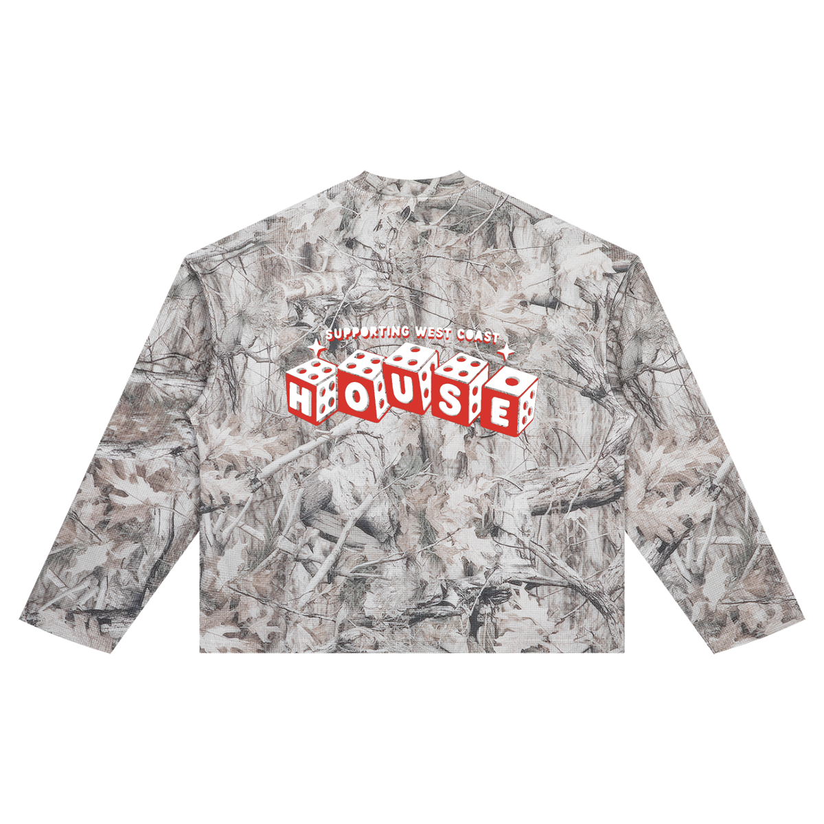 WCR HOUSE Camo Waffle Long Sleeve