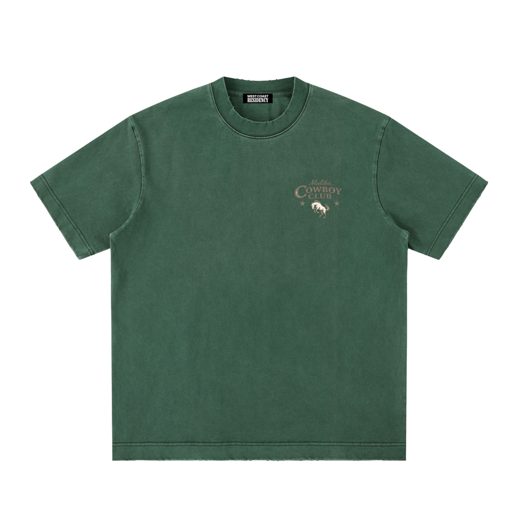 "Malibu Cowboy Club" Vintage Washed T-Shirt