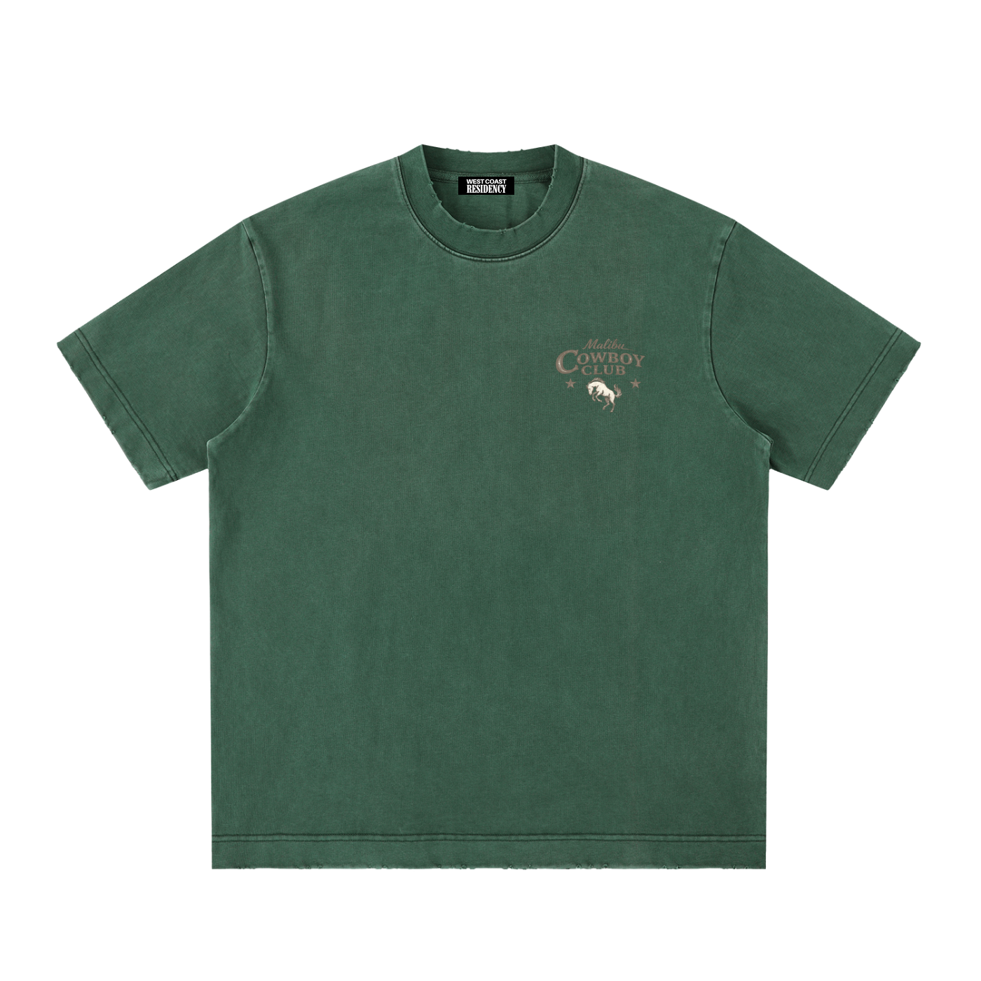 "Malibu Cowboy Club" Vintage Washed T-Shirt