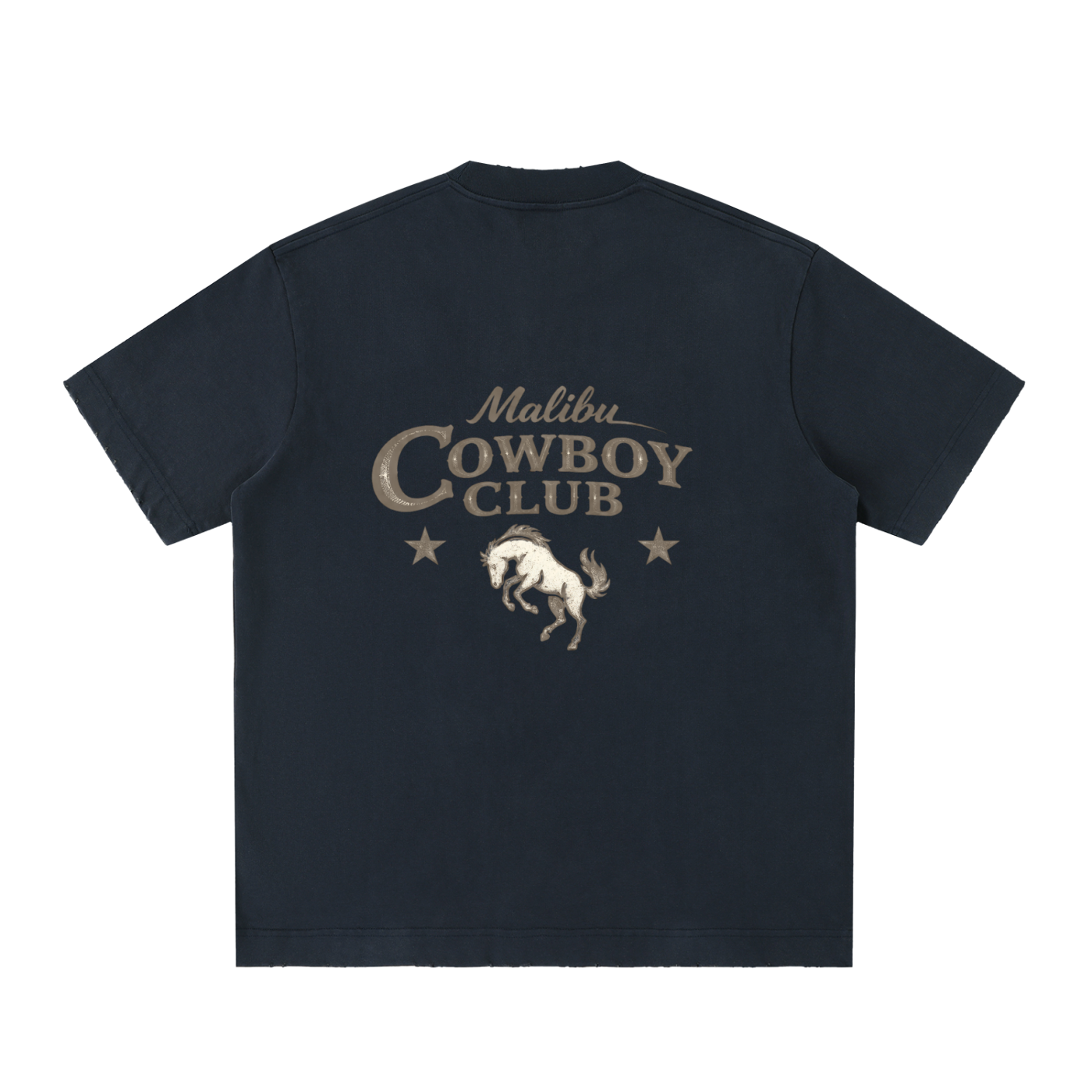"Malibu Cowboy Club" Vintage Washed T-Shirt