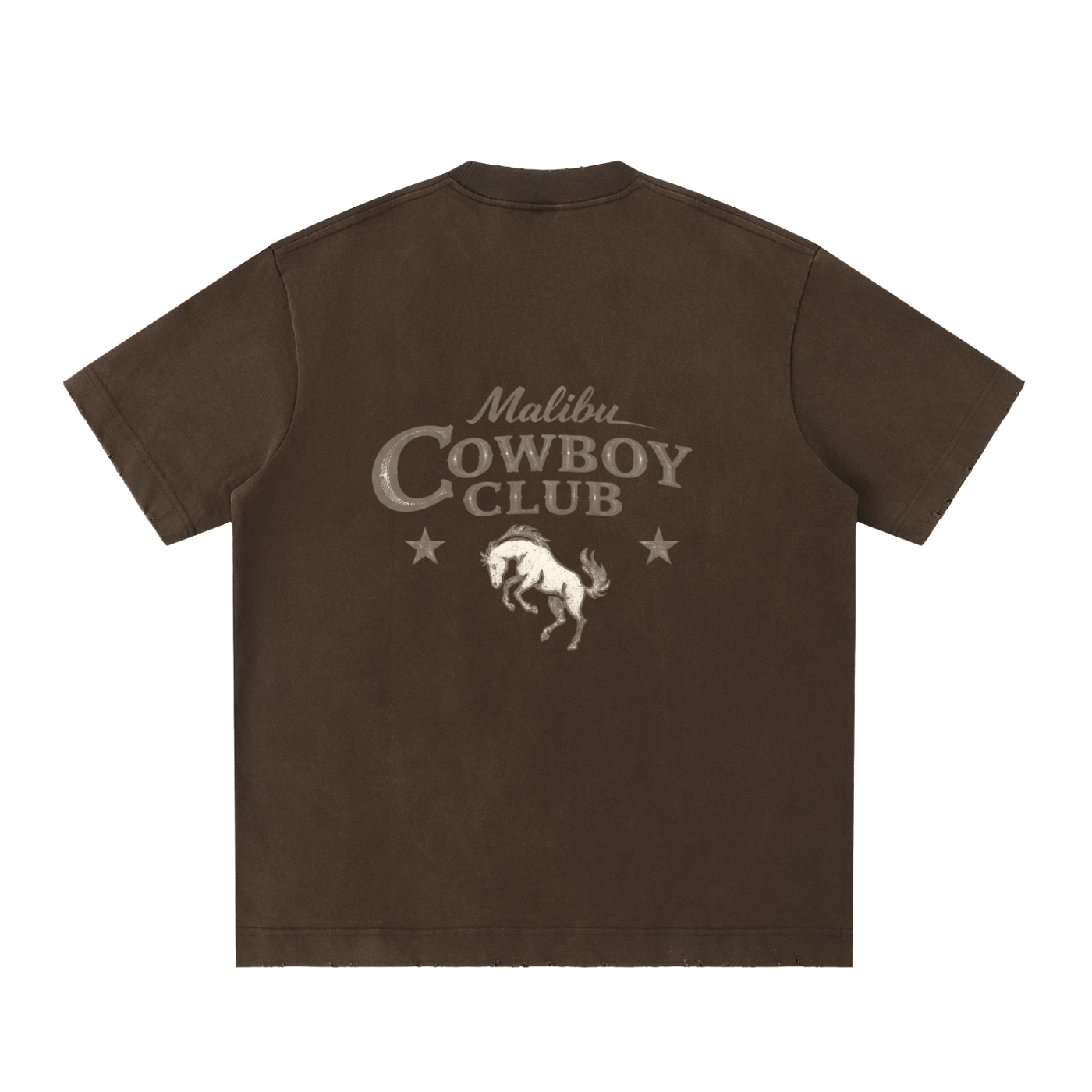 "Malibu Cowboy Club" Vintage Washed T-Shirt