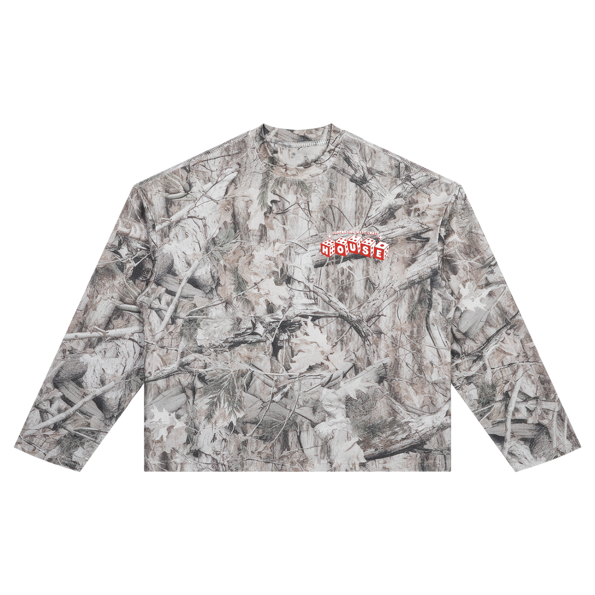 WCR HOUSE Camo Waffle Long Sleeve