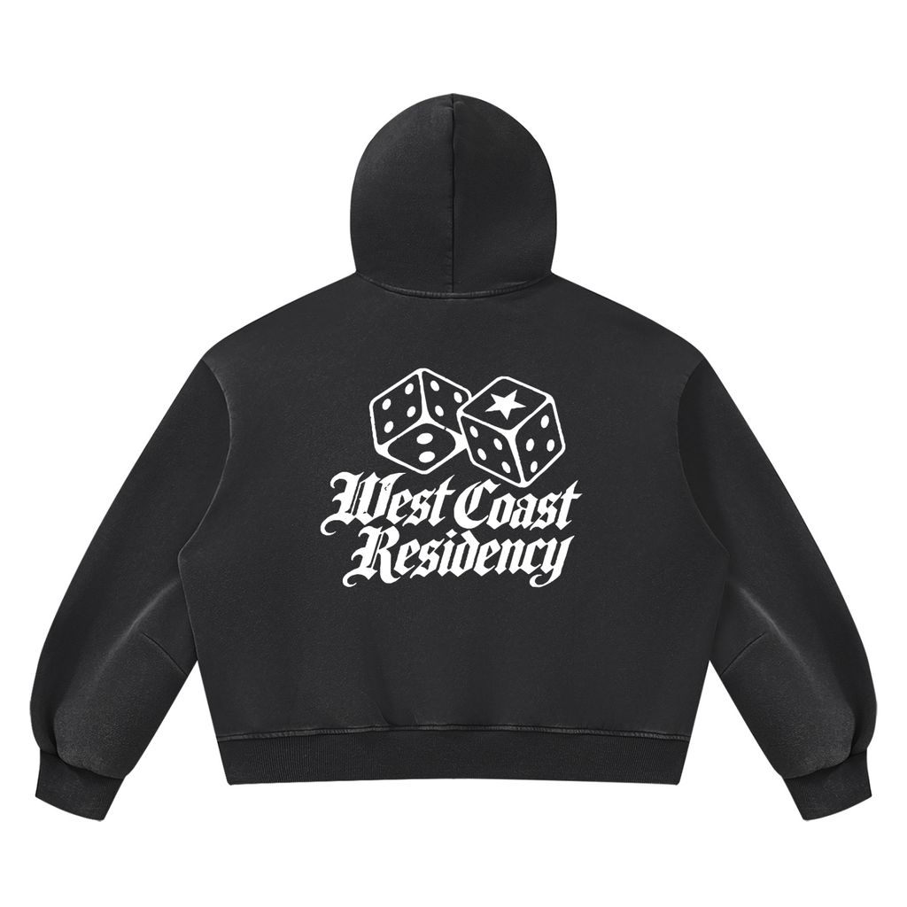WCR DICE Vintage Wash Boxy Hoodie