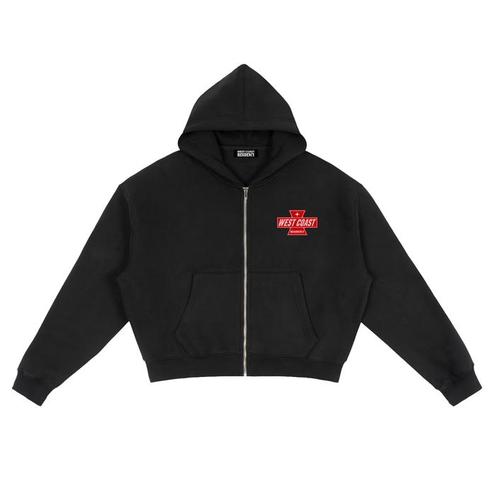 WCR KEYSTONE Zip-Up Boxy Hoodie