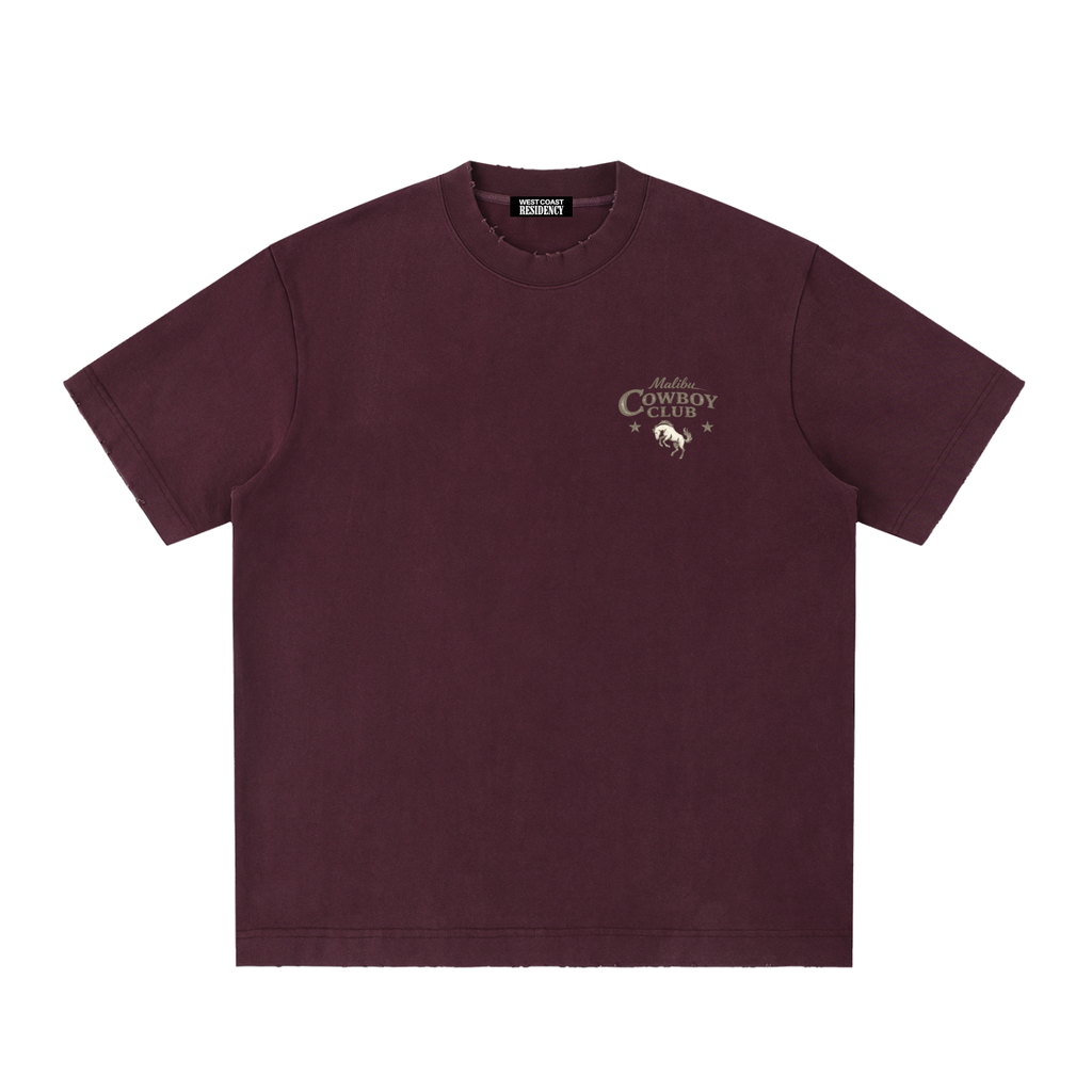 "Malibu Cowboy Club" Vintage Washed T-Shirt