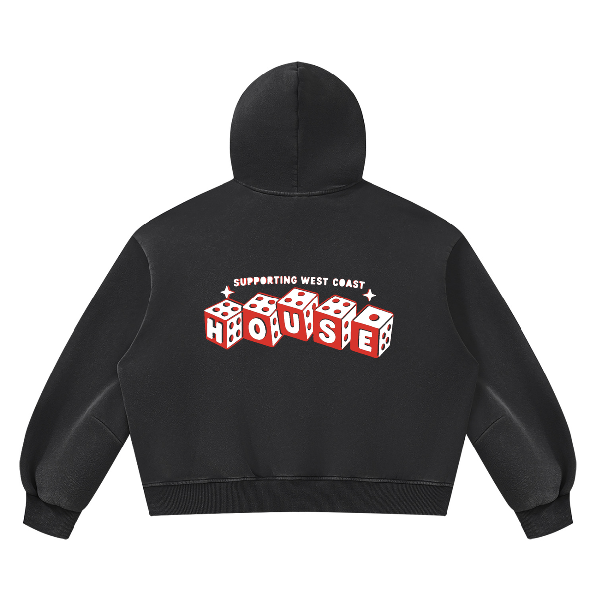 WCR HOUSE Boxy Fleece Hoodie